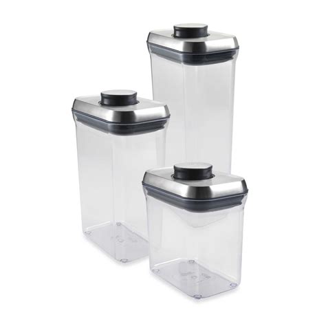 Check spelling or type a new query. OXO SteeL® POP Rectangular Food Storage Container ...