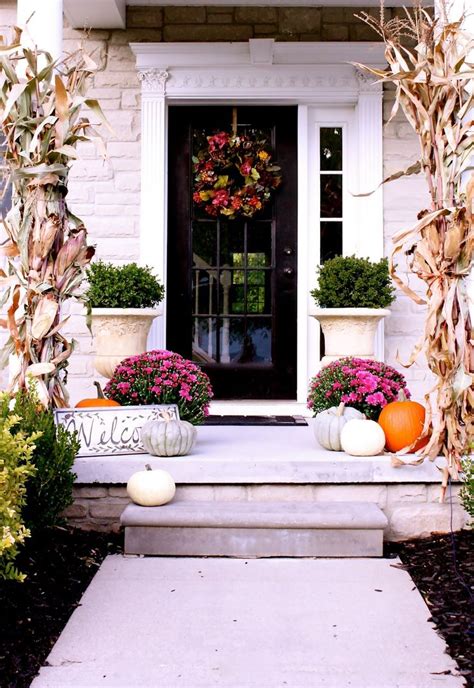 Farmhouse front door ideas that will give your home a whole new look. Home Elements And Style Front Steps Decorating Ideas ...