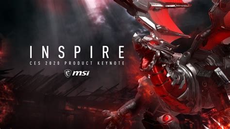 Msi Unveiled Brilliant Gaming And Content Creation Solutions At Ces 2020