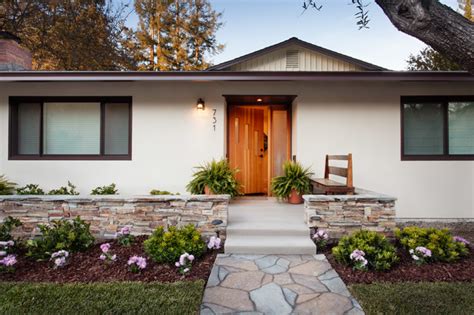 Mid-Century Modern Ranch - Exterior Entry - Midcentury - Exterior - San