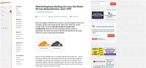 Smashing Magazine Embarks On Radical Redesign Webdesigner Depot