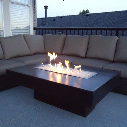 While propane fire pits are specifically designed to be placed outside, it doesn't mean that you should leave them to the elements without any care. Rectangular Fire Pit coffee table - Discount Hearth | Fire ...