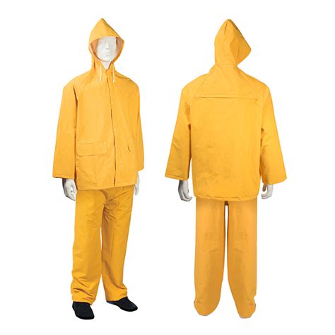 Worktuff Mens 2 Piece Rain Suit Pvc Yellow Xl 110300ylxl Rona