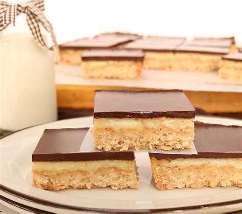 Oaty Caramel Slice Tanias Kitchen Recipe Caramel Slice Sweets