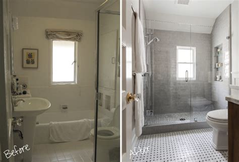 Small bathroom ideas when remodeling on a budget. 20 Before and After Bathroom Remodels That Are Stunning