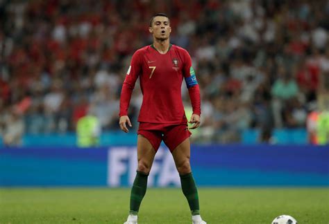 Ronaldo Taking A Free Kick