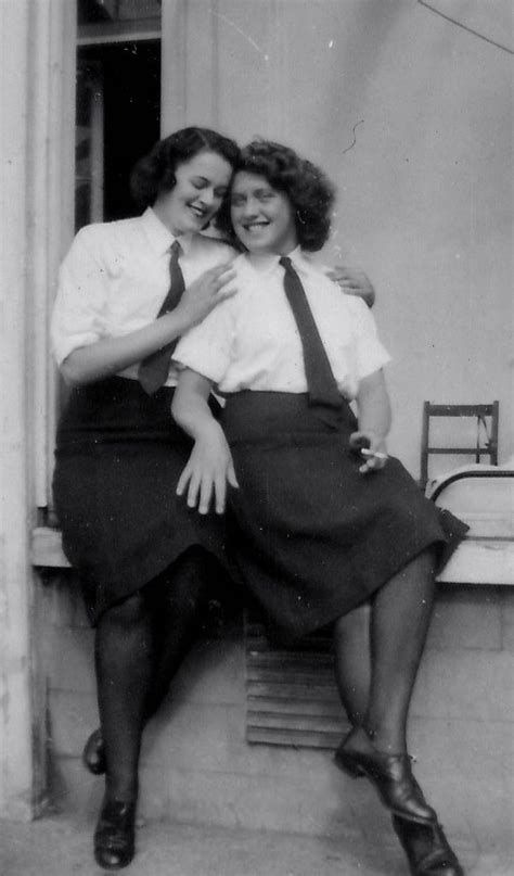 1940s Wrens M♀dern L♀ve Vintage Lesbian Lesbian Vintage Couples