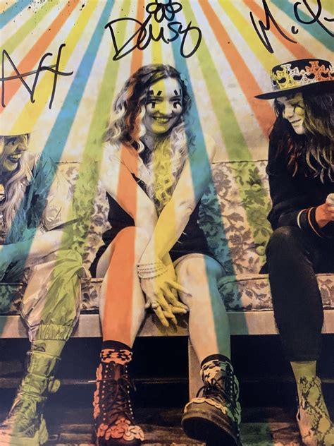The Dead Deads Band Autographed Signed 2021 Tour Concert Lithograph Poster Ebay