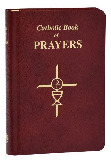 Sacco Company Prayer Catholic Book Of Prayers Burgundy Leather Cover