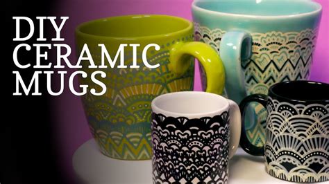 Diy Ceramic Mugs Youtube