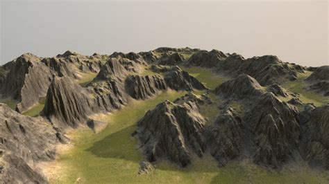 Terrain Model 3d Models Sketchfab