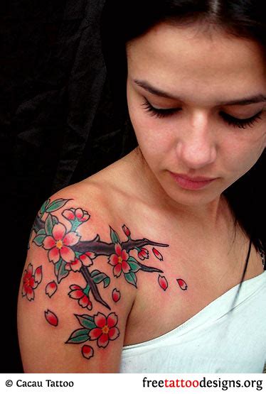 Subtle twig tattoo on the arm. Feminine Shoulder Tattoos for Woman - | TattooMagz ...