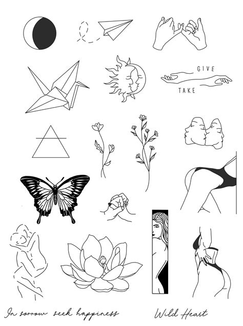 Tattoo Sheet 1 Tattoos Tattoo Flash Art Line Art Tattoos
