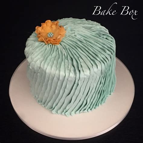 Pleated Ruffles Buttercream Cake Frosting Techniques Layer Cake