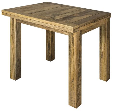 Wooden tables are timeless classics that will never go out of fashion. Solid Wood Farmhouse Small Extending Dining Table ...