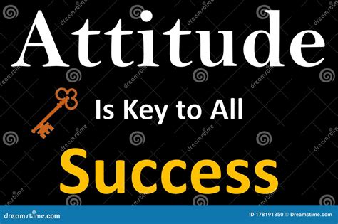 Attitude Is Key To All Success Quotes For Improve Productivity