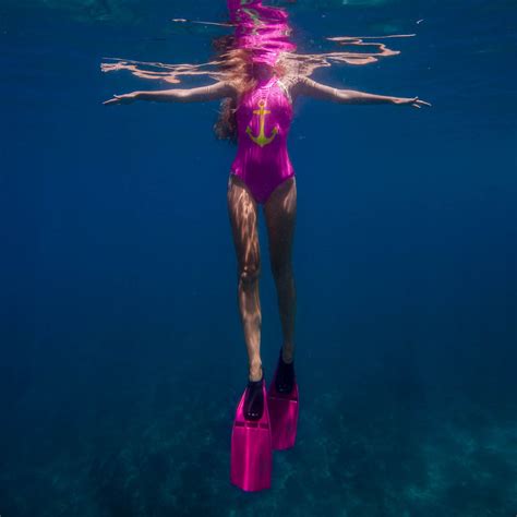 underwater model wearing swimwear in the ocean janaka a