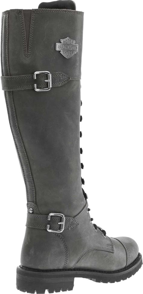 This ladies' collection of durable moto boots was made for the open road. Harley-Davidson Women's Beechwood 15" Motorcycle Boots ...