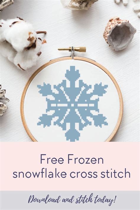 This is an easy, repetitive pattern which is suitable for beginners, or for those looking for some relaxing, therapeutic crochet time. Free frozen snowflake cross stitch pattern | Snowflake ...