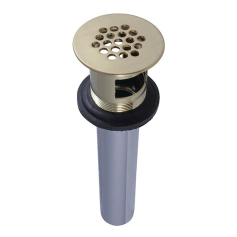 Pay attention to your bathroom sink drain as you let run water every morning. Kingston Brass Grid Bathroom Sink Drain with Overflow ...