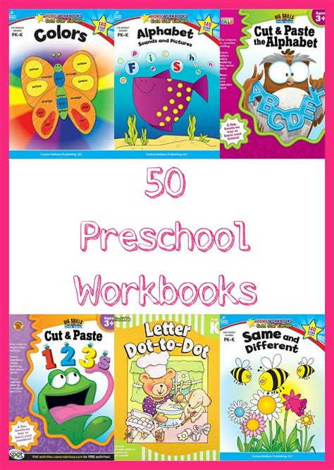 Top 50 Preschool Workbooks On Amazon Mrs Kathy King