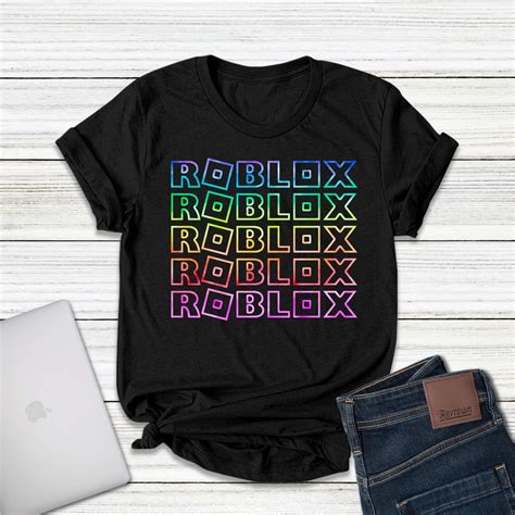 Roblox T Shirt Top Gamer Shirt Gaming Shirt Roblox T Etsy