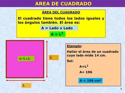 Como Calcular El Area Y El Perimetro De Un Cuadrado Trimapa