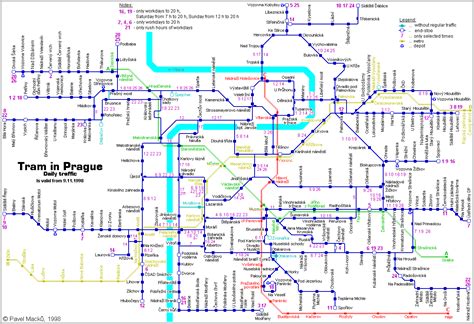 Nycsubway Org Prague Tram Route Map