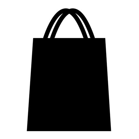 Collection Of Shopping Bags Png Black And White Pluspng