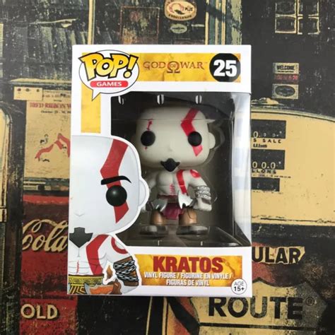 Funko Pop Games God Of War Kratos 25 White Limited Edition Mint With
