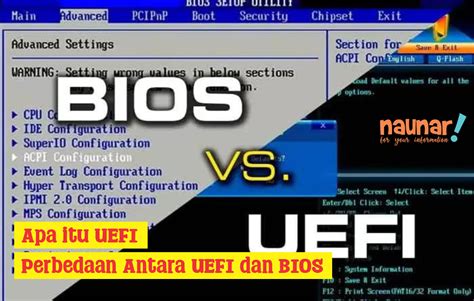 Apa Itu UEFI Dan Apa Perbedaan Antara UEFI Dan BIOS Informasi Teknologi