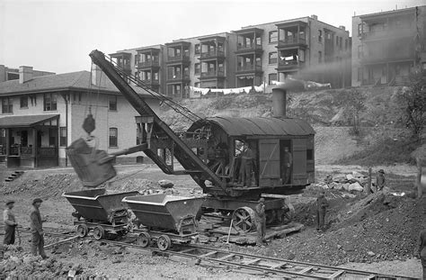 Steam Shovel Old Tractors Steam Earth Moving Equipment