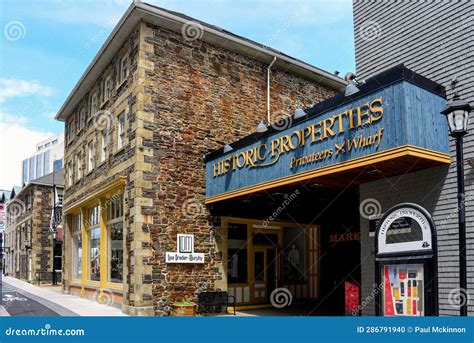 The Historic Properties in Halifax, Canada Editorial Image - Image of