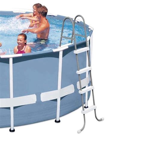 Intex 48 In Steel A Frame Pool Ladder In The Above Ground Pool Ladders