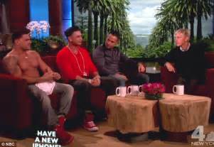 Jersey Shores Ronnie Ortiz Magro Strips Off On Ellen For Charity