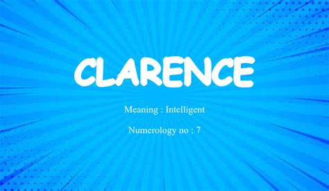 Clarence Name Meaning