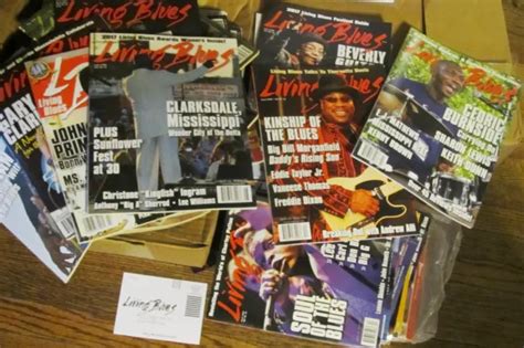 Living Blues Magazine Of African American Blues Tradition Lot Pick 12