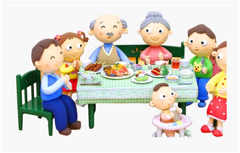 Download in under 30 seconds. Eat Dinner With Family Clipart - Eating Family Cartoon Png ...