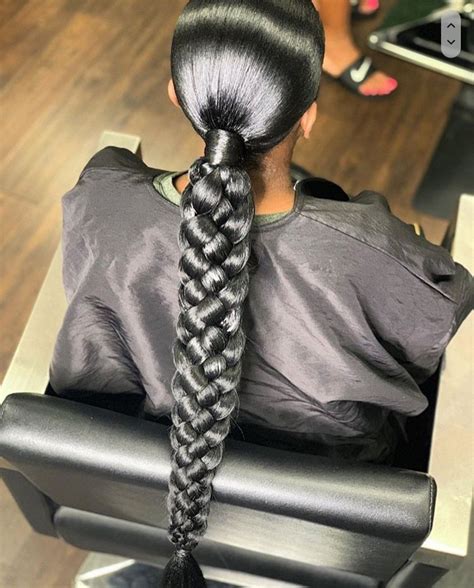 Save that precious time and hassle. Braided ponytail hairstyles image by fmoig: dopegurlsyd💕 ...