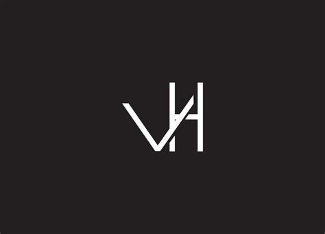 Abstract Letter Vh Monogram Logo Design 20645773 Vector Art At Vecteezy