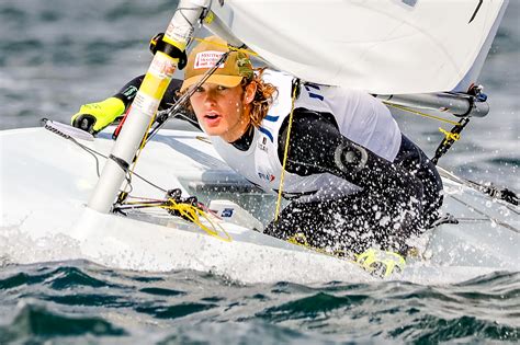 Radial geschnittenes segel, geeignet für standard rigg (mast: Laser Radial Youth World Championships - Day 5 ...