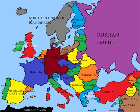 European Countries In A Dystopian Future Oc Imaginarymaps