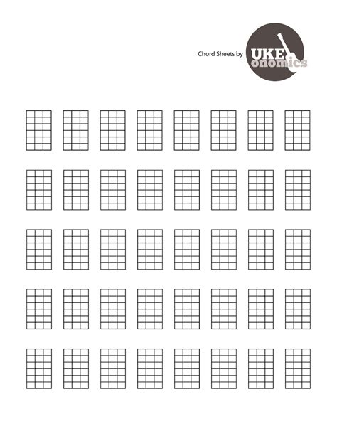 Ukulele Chords Printable Free