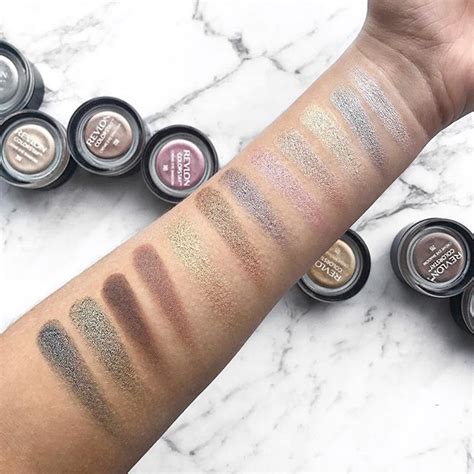 Swatches Of The Revlon Colorstay Creme Eyeshadows 😍 L R