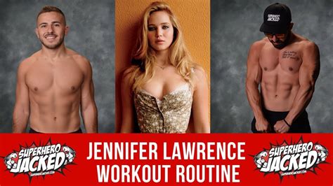 Jennifer Lawrence Workout Routine Guide Youtube