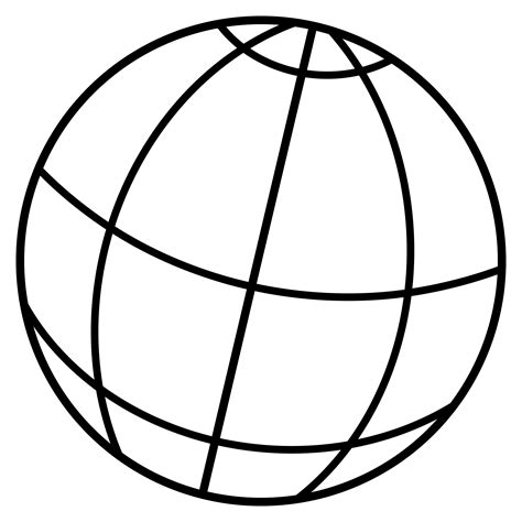 Globe Line Art Free Download On Clipartmag