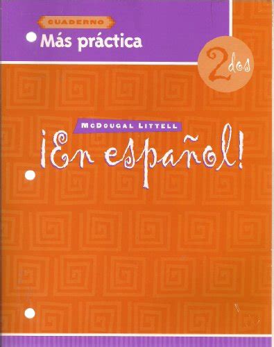 En Espanol Level 2 Mas Practica Cuaderno Spanish Edition Patricia