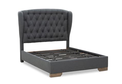 Charcoal Ava Queen Bed Amart Furniture