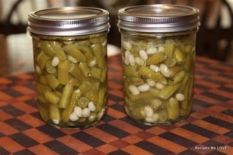 Instead of clean boiling water to fill the jars with, you can use the blanching water if you wish. Recipes We Love: Canning Green Beans (Raw Pack in a ...