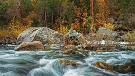 Merced River In Yosemite National Park California Bing Backgrounds